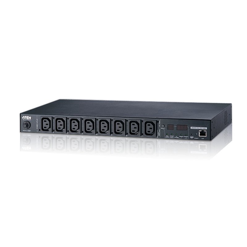 ATEN PE7108G-AX-G unidad de distribución de energía (PDU) 8 salidas AC 1U Negro