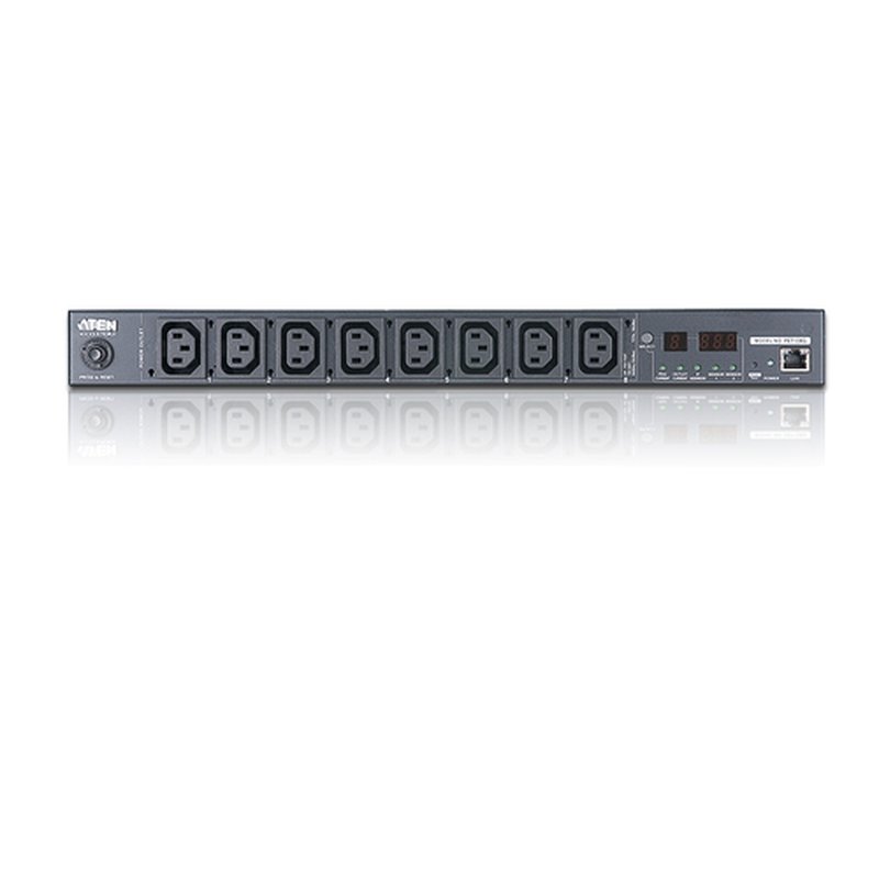 ATEN PE7108G-AX-G unidad de distribución de energía (PDU) 8 salidas AC 1U Negro - Imagen 3