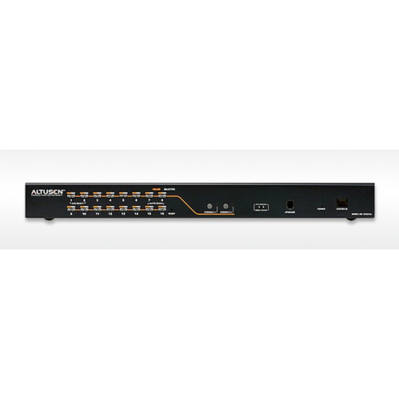 ATEN Switch KVM Cat 5 multi-interfaz de 16 puertos con 2 consolas - Imagen 2