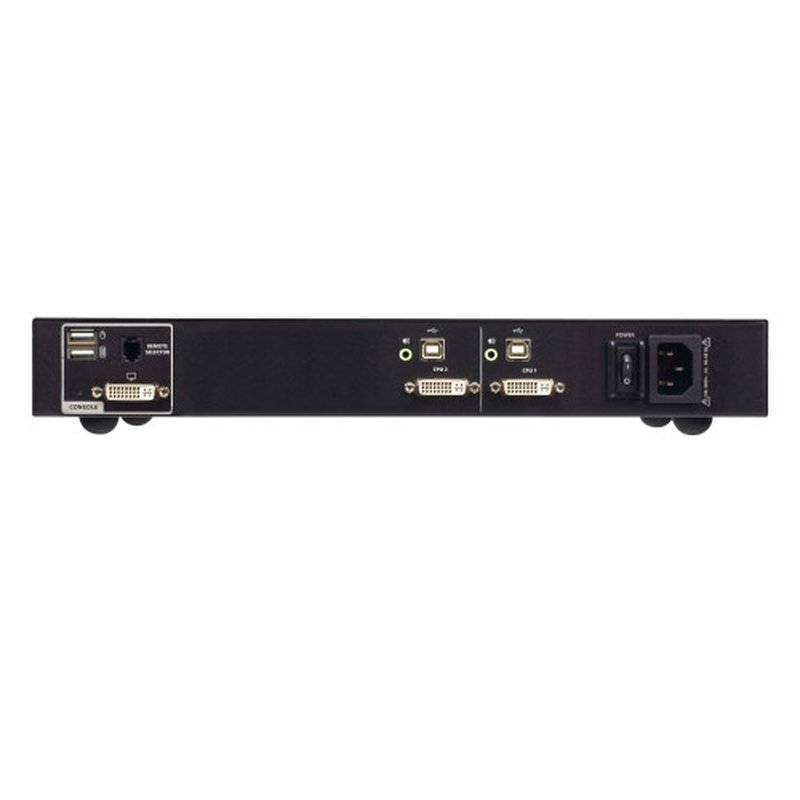 ATEN Switch KVM de seguridad avanzada DVI USB de 2 puertos (compatible con PSD PP v4.0) - Imagen 2