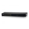 ATEN Switch KVM por IP multi-interfaz Cat 5 de 16 puertos con acceso compartido desde consolas local/remota