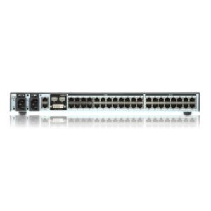 ATEN Switch KVM por IP multi-interfaz Cat 5 de 40 puertos de 1 consola local y 2 consolas remotas