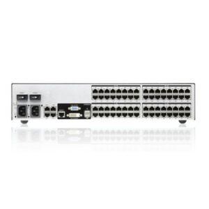 Alternative view of ATEN Switch KVM por IP multi-interfaz Cat 5 de 64 puertos de 1 consola local y 4 consolas remotas