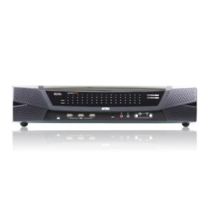 ATEN Switch KVM por IP multi-interfaz Cat 5 de 64 puertos de 1 consola local y 8 consolas remotas
