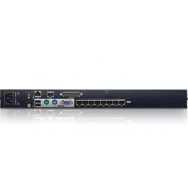 ATEN Switch KVM por IP multi-interfaz Cat 5 de 8 puertos con acceso compartido desde consolas local/remota - Imagen 2