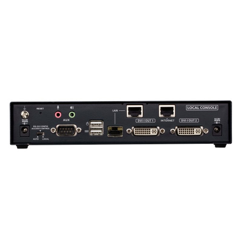 ATEN Transmisor de KVM DVI-I a través de IP de doble pantalla con acceso a Internet - Imagen 2