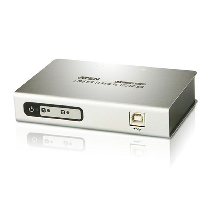 ATEN UC4852-AT base para portátil y replicador de puertos USB 2.0 Type-B Plata