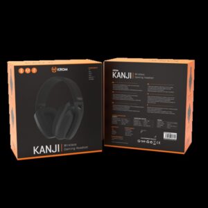 AURICULARES GAMING KROM KANJI WIRELESS NEGRO