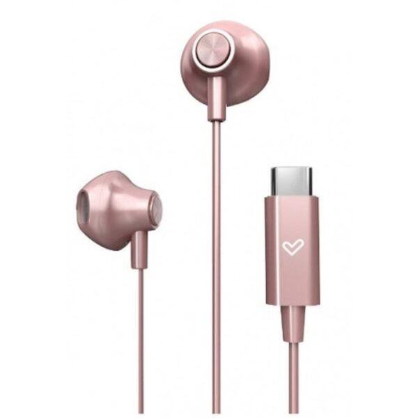 AURICULAR IN-EAR + MIC ENERGY EASYPODS USB-C ROSE GOLD