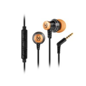 Alternative view of AURICULAR IN-EAR + MIC KROM GAMING KINEAR JACK BLACK / ORANGE
