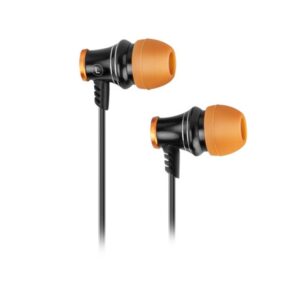AURICULAR IN-EAR + MIC KROM GAMING KINEAR JACK BLACK / ORANGE