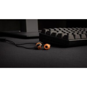 AURICULAR IN-EAR + MIC KROM GAMING KINEAR JACK BLACK / ORANGE