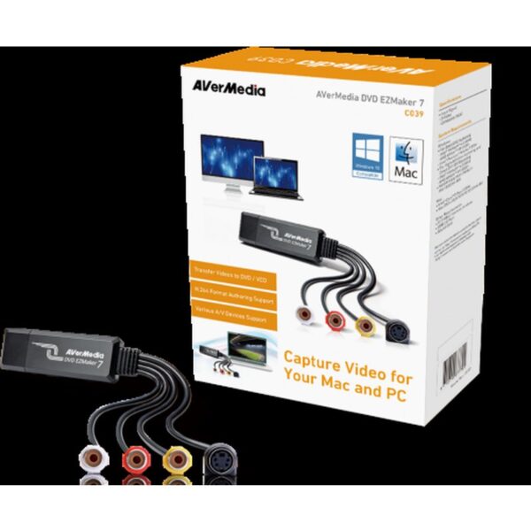 AVERMEDIA CAPTURADORA AVERDVD EZMAKER 7 USB 2.0 61C039XX00BH