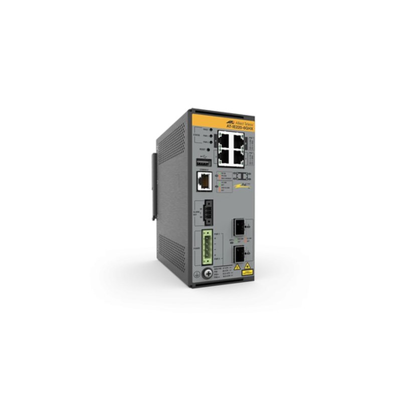 Allied Telesis AT-IE220-6GHX-980 switch Gestionado L2 Gigabit Ethernet (10/100/1000) Energía sobre Ethernet (PoE) Gris