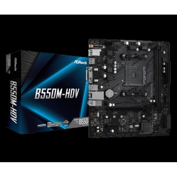 Asrock B550M-HDV AMD B550 Zócalo AM4 micro ATX