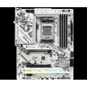 Alternative view of Asrock B650 Steel Legend WiFi AMD B650 Zócalo AM5 ATX
