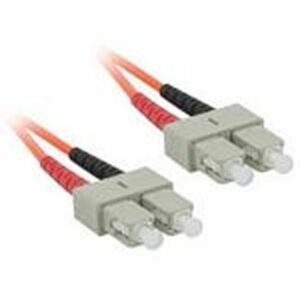 C2G 3m SC/SC LSZH Duplex 62.5/125 Multimode Fibre Patch Cable cable de fibra optica Naranja