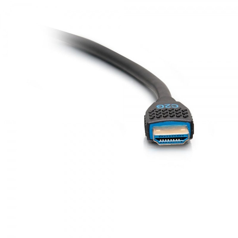 C2G Cable HDMI ultra flexible de alta velocidad con serie de rendimiento de 0,3 m - 4K 60 Hz para instalación en pared y con clasificación CMG (FT4) - Imagen 3