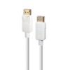CABLE DISPLAYPORT GEMBIRD 4K DE 1,8 M, BLANCO CABLE DISPLAYPORT GEMBIRD 4K DE 1,8 M, BLANCO