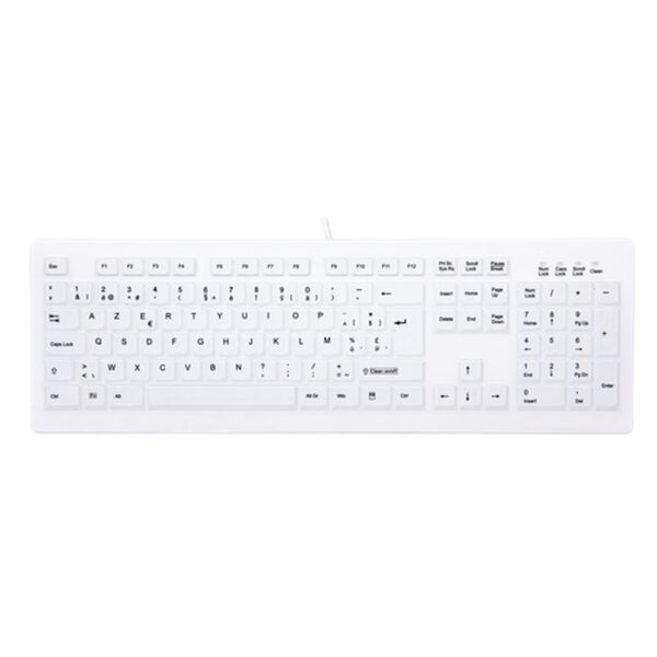 CHERRY AK-C8100F-U1-W/BE teclado USB AZERTY Belga Blanco