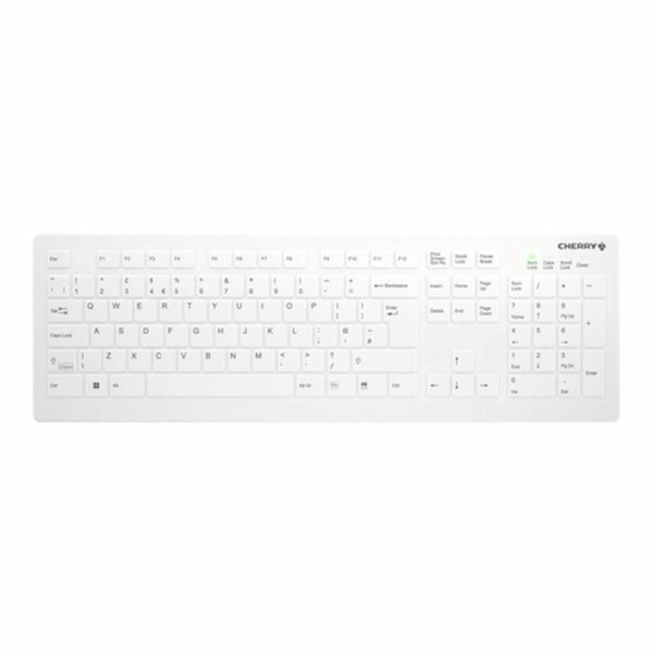 CHERRY AK-C8112 teclado RF inalámbrico QWERTY Inglés Blanco