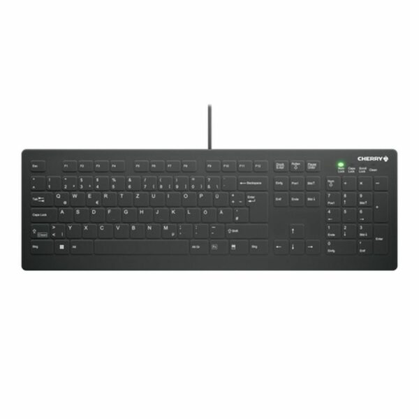 CHERRY AK-C8112 teclado USB QWERTZ Alemán Negro