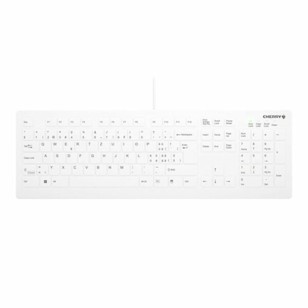 CHERRY AK-C8112 teclado USB QWERTZ Suizo Blanco