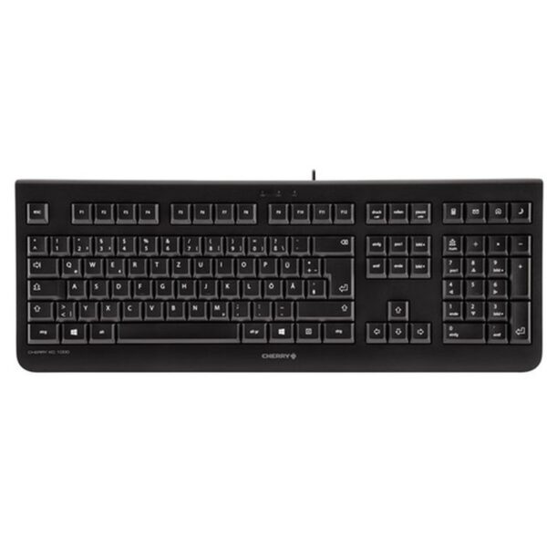 CHERRY KC 1000 teclado USB Suizo Negro