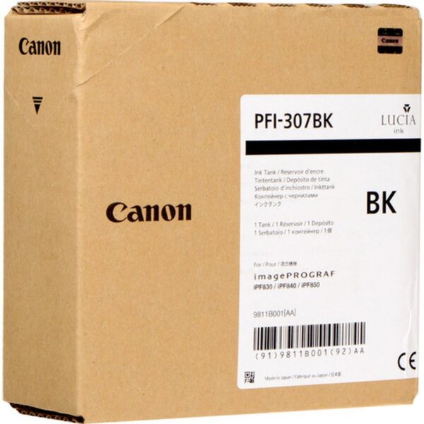 Canon PFI-307BK cartucho de tinta Original Negro