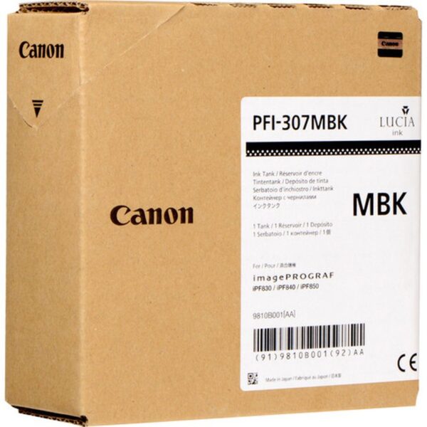 Canon PFI-307MBK cartucho de tinta Original Negro