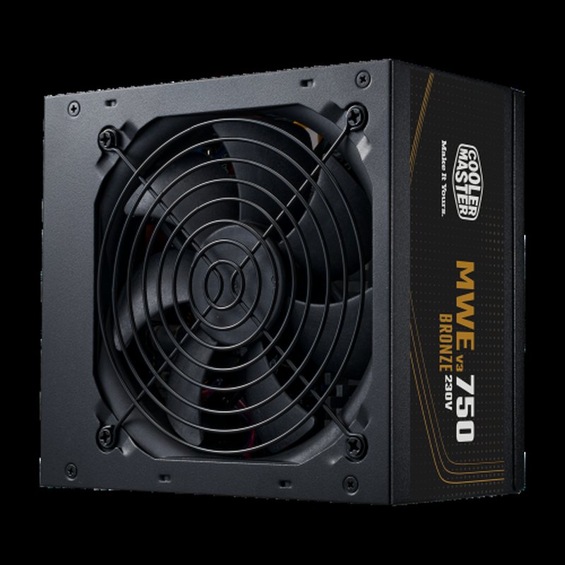 Cooler Master MWE Bronze 750 V3 230V unidad de fuente de alimentación 750 W 24-pin ATX ATX Negro