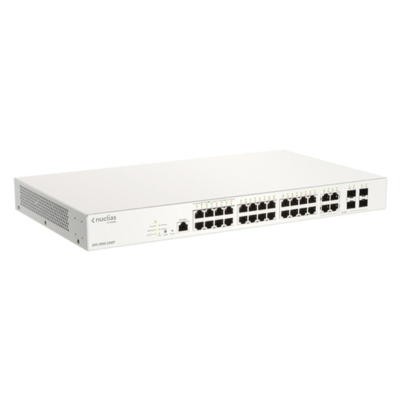 D-Link DBS-2000-28MP/E switch Gestionado L2 Gigabit Ethernet (10/100/1000) Energía sobre Ethernet (PoE) Gris - Imagen 2