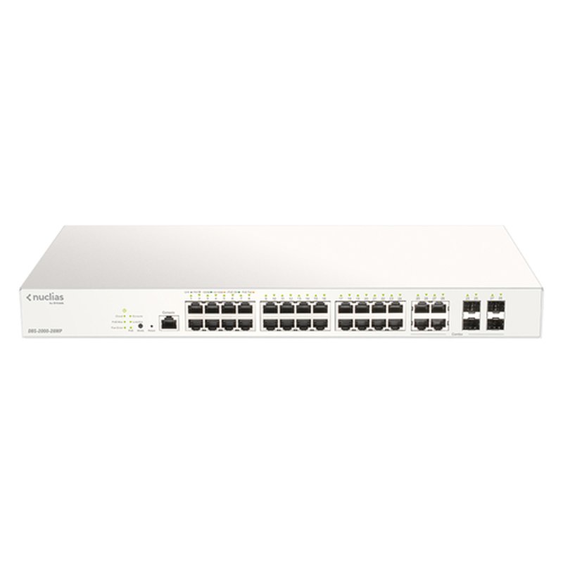 D-Link DBS-2000-28MP/E switch Gestionado L2 Gigabit Ethernet (10/100/1000) Energía sobre Ethernet (PoE) Gris - Imagen 3