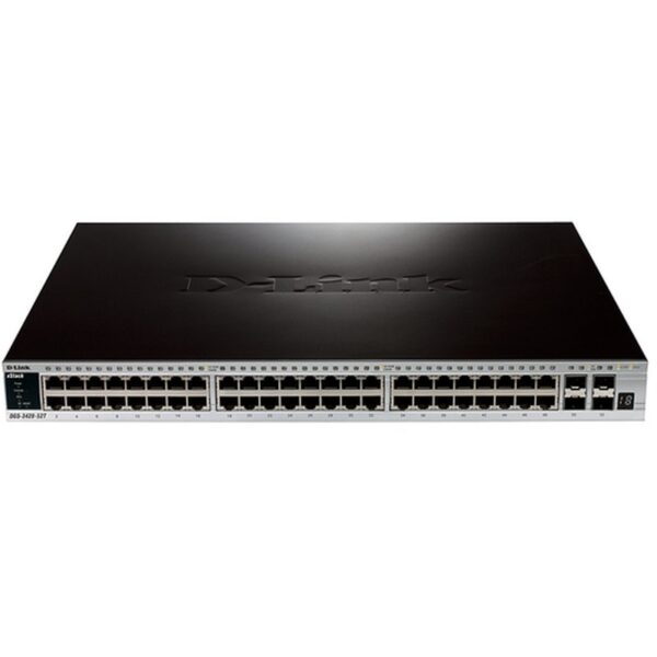 D-Link DGS-3420-52T switch Gestionado L2 Negro