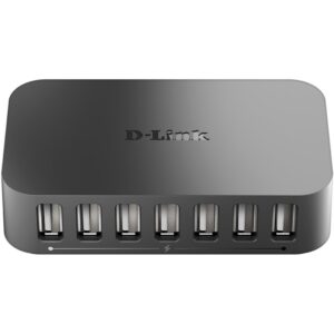 D-Link DUB-H7 USB 2.0 Type-B 480 Mbit/s Negro