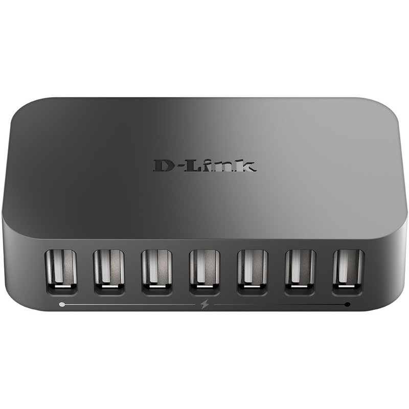 D-Link DUB-H7 USB 2.0 Type-B 480 Mbit/s Negro