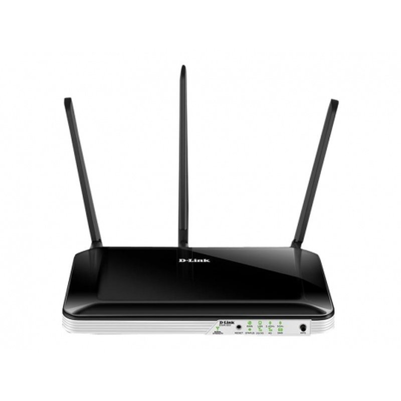 D-Link DWR-953 router inalámbrico Gigabit Ethernet Doble banda (2,4 GHz / 5 GHz) 4G Negro