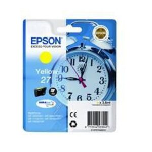 Epson Alarm clock Singlepack Yellow 27 DURABrite Ultra Ink
