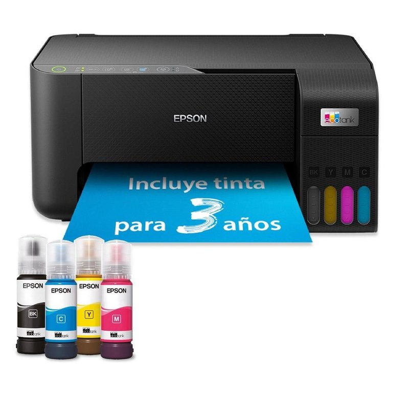 Epson EcoTank ET-2860 Inyección de tinta A4 5760 x 1440 DPI 33 ppm Wifi