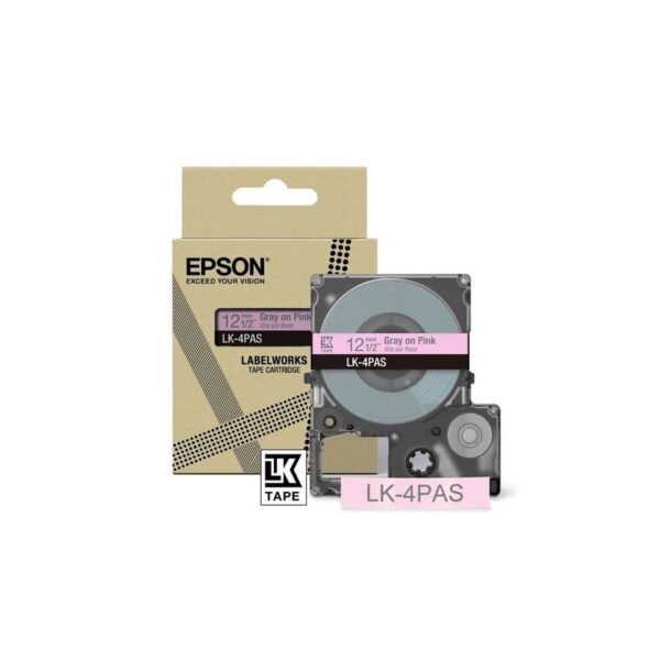 Epson LK-4PAS Gris, Rosa