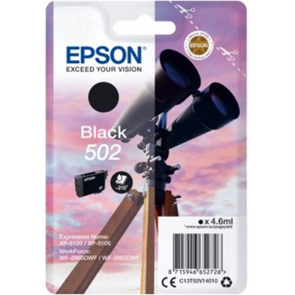 Epson Singlepack Black 502 Ink