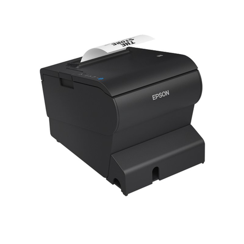 Epson TM-T88VII (152A0): USB, Ethernet, Fixed Interface, PS, UK, Black - Imagen 5