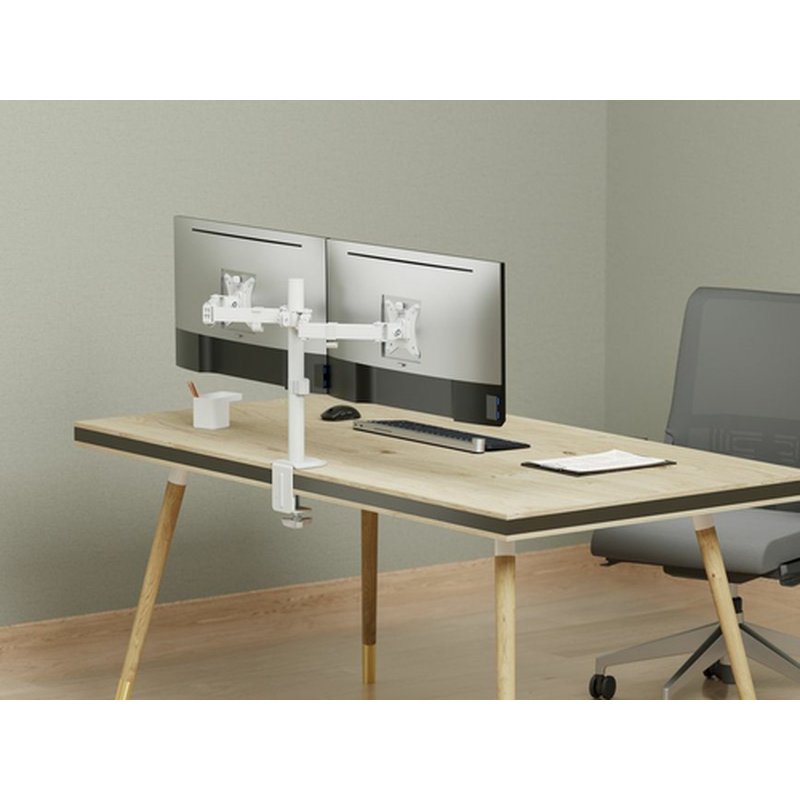 Equip 650167 soporte para monitor 81,3 cm (32") Escritorio Blanco - Imagen 6