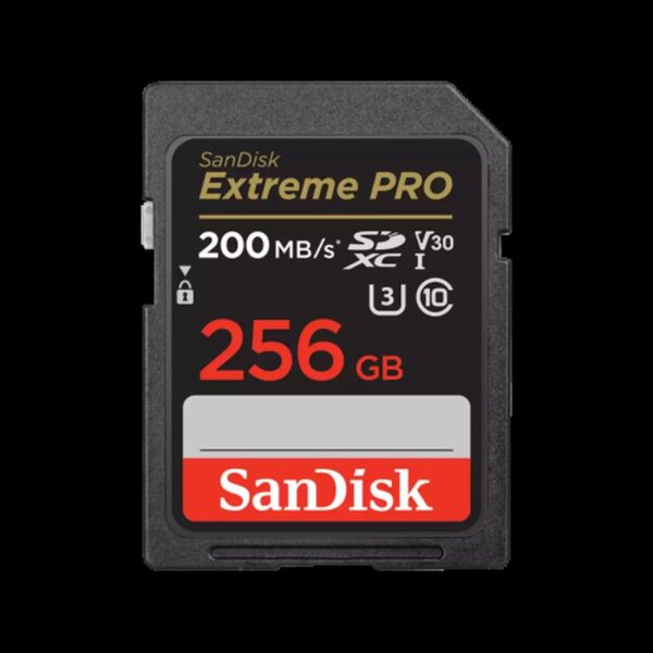 Extreme PRO 256GB SDXC 200MB/s UHS-I C10