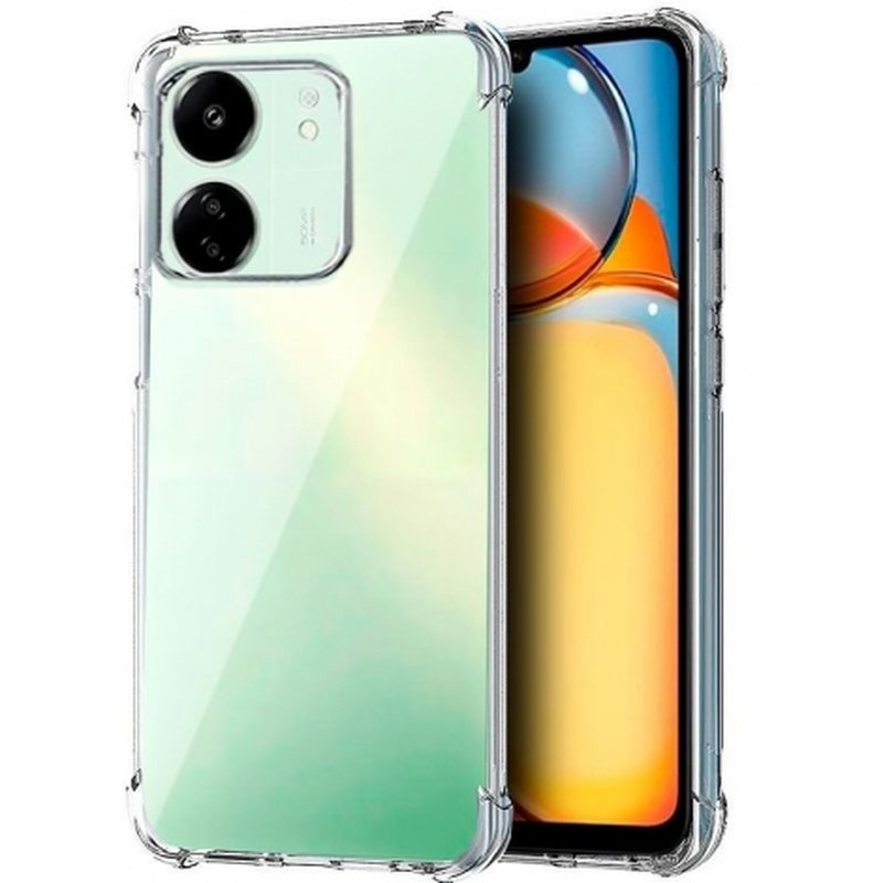 FUNDA MOVIL BACK COVER COOL ANTISHOCK TRANSPARENTE XIAOMI REDMI 13C / POCO C65