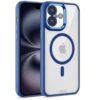 FUNDA MOVIL BACK COVER COOL MAGNETIC TRANSPARENTE/BLUE IPHONE 16