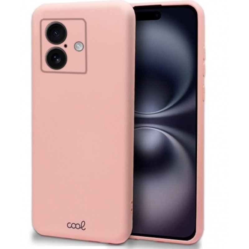 FUNDA MOVIL BACK COVER COOL SILICONA PINK IPHONE 16