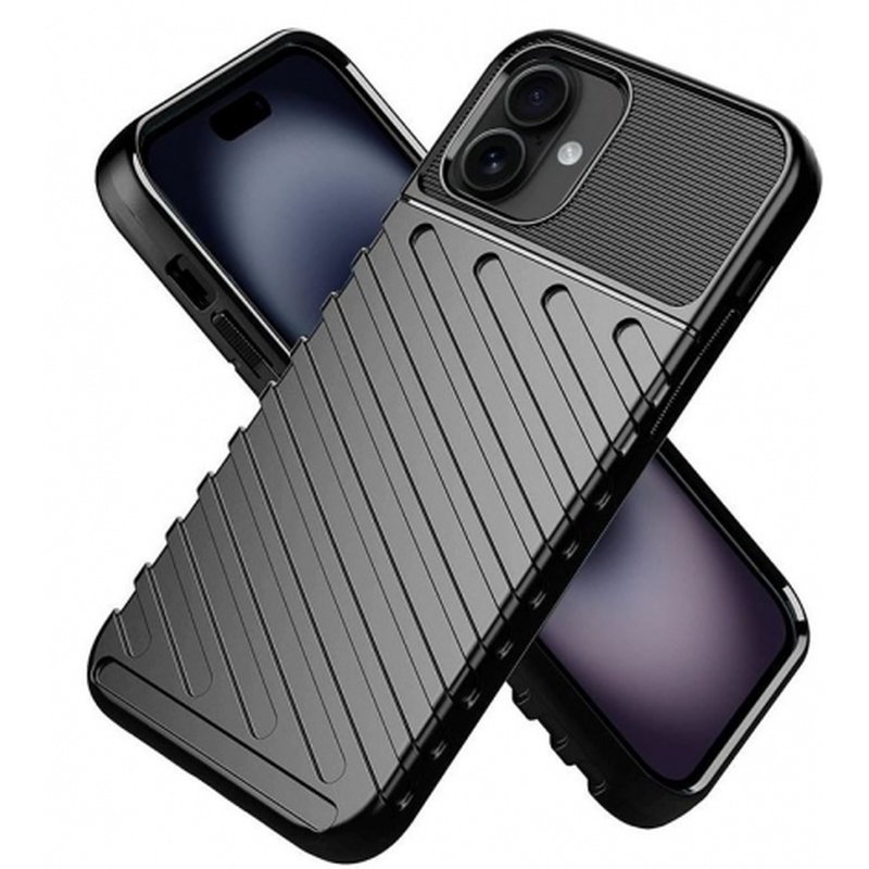 FUNDA MOVIL BACK COVER COOL THUNDER BLACK IPHONE 16 FUNDA MOVIL BACK COVER COOL THUNDER BLACK IPHONE 16