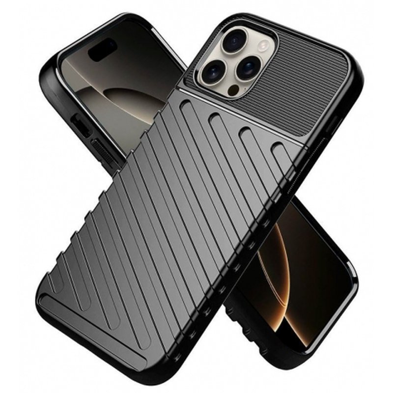 FUNDA MOVIL BACK COVER COOL THUNDER BLACK IPHONE 16 PRO FUNDA MOVIL BACK COVER COOL THUNDER BLACK IPHONE 16 PRO