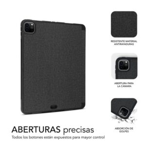 FUNDA TABLET SUBBLIM SHOCK CASE IPAD 11" 2021/20/18 BLACK